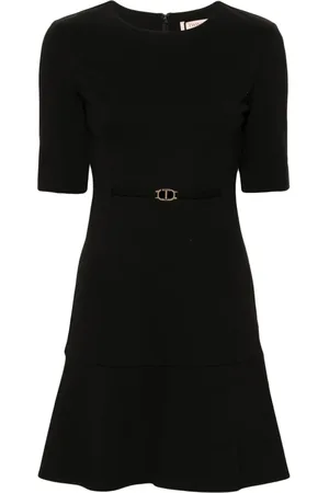 Twin-Set Oval-T waist strap mini dress