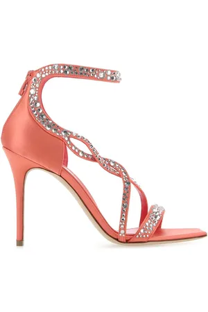Alexander McQueen Crystal-embellished wrap sandals