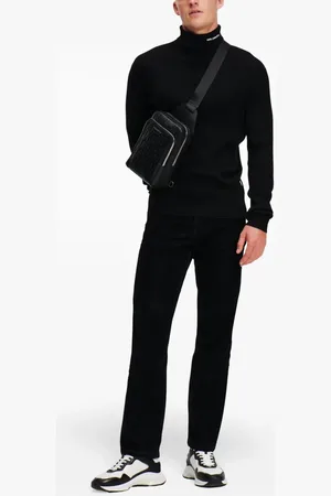 Karl Lagerfeld Logo-embroidered sweater