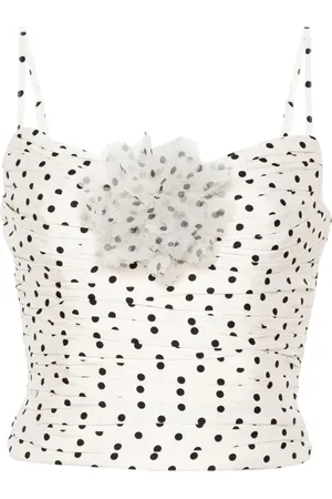 Self-Portrait Polka-dot top