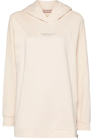 Twin-Set Logo-lettering hoodie