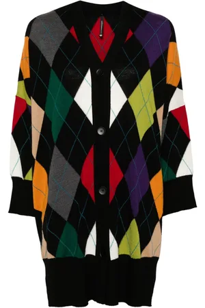 PIERANTONIO GASPARI Argyle-intarsia cardigan