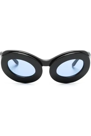 HENRIK VIBSKOV Tyler oval-frame sunglasses