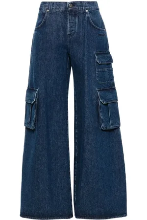 OFF-WHITE Wide-leg cargo jeans