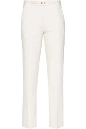 Twin-Set Oval T crease trousers