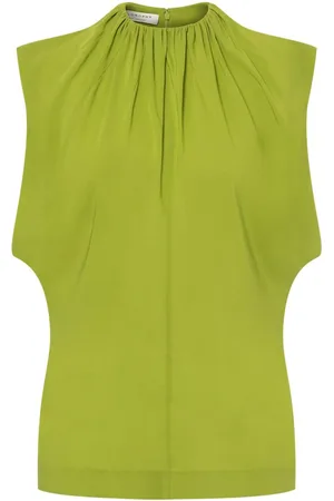 Serafini Draped sleeveless top