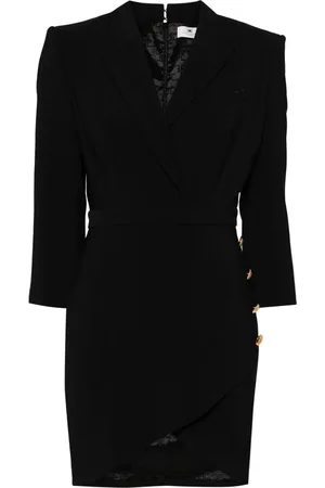 Elisabetta Franchi Buttoned coat dress