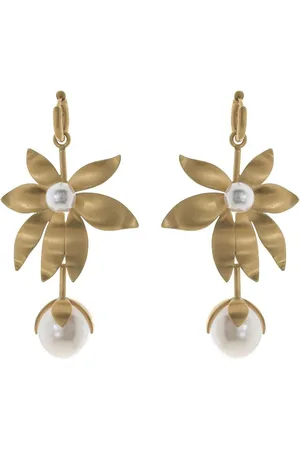 Irene Neuwirth 18kt yellow Golden Blossom earrings