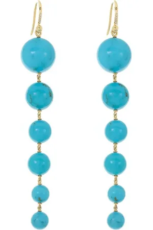 Irene Neuwirth 18kt yellow Gumball drop earrings