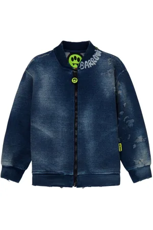 BARROW Printed denim jacket
