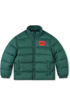 HUGO BOSS Logo-appliquéd quilted jacket