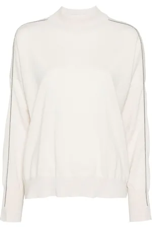 Brunello Cucinelli Monili-trim sweater