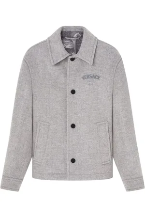 VERSACE Wool-blend blouson jacket