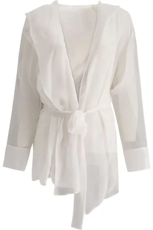 Max Mara Hooded silk jacket