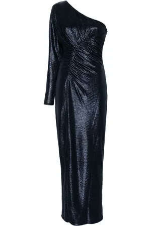 Ralph Lauren Metallic one-shoulder gown