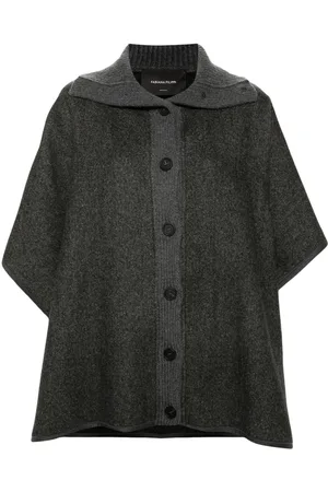 Fabiana Filippi Filo Diamante diagonal double cape