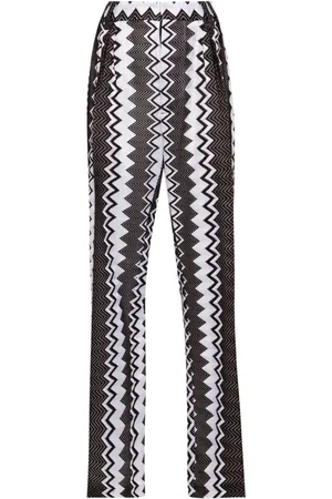 Missoni Chevron-knit trousers