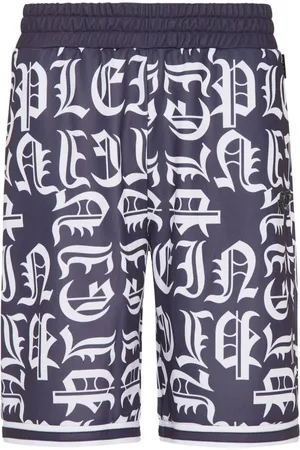 Philipp Plein All-over logo-print shorts