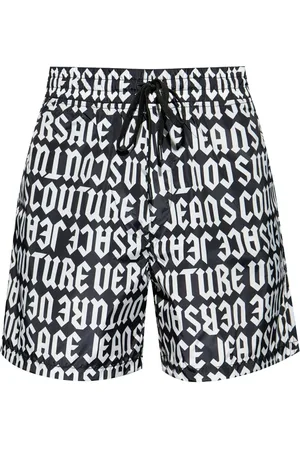 VERSACE Logo-print shorts