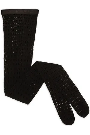 Dolce & Gabbana Branded-elastic mesh tights