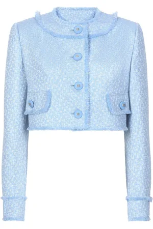 Dolce & Gabbana Frayed cropped jacket