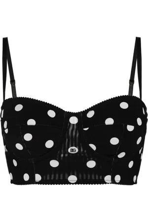 Dolce & Gabbana Polka-dot bralette top