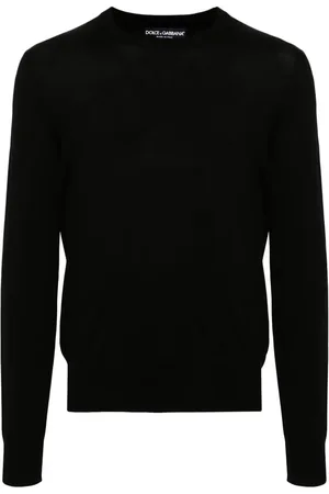 Dolce & Gabbana Logo-embroidered silk jumper