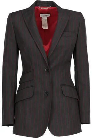 Dolce & Gabbana 2000 striped wool blazer