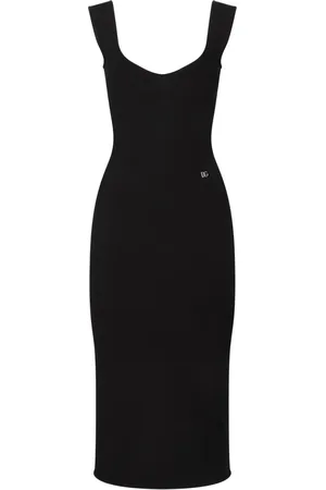 Dolce & Gabbana Layered-neck midi dress