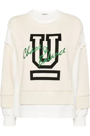 UNDERCOVER Contrast-panel cotton sweatshirt