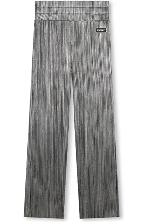 DKNY Plissé-effect trousers