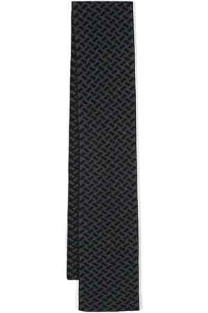 DRUMOHR Geometric-jacquard cashmere scarf
