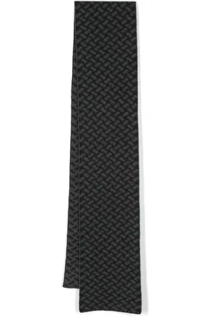 DRUMOHR Geometric-jacquard cashmere scarf