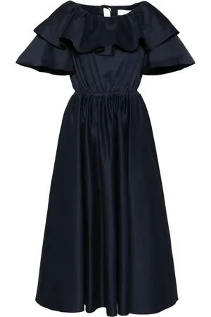 Carolina Herrera Ruffled-embellished midi dress