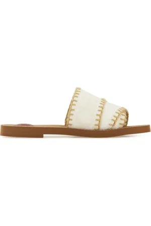 Chloé Canvas Woody slippers