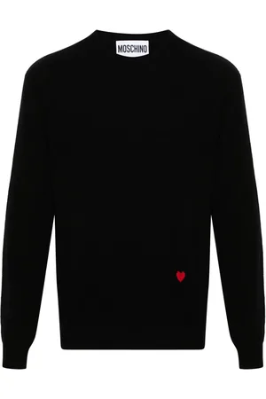 Moschino Heart-intarsia sweater