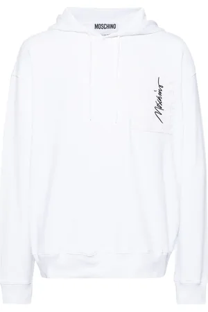 Moschino Logo embroidered hoodie