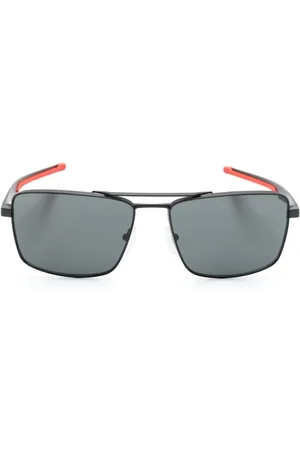 FERRARI Logo-plaque square-frame sunglasses