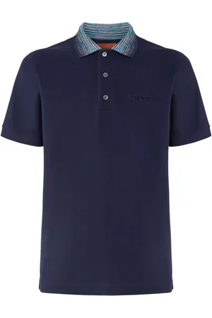 Missoni Logo-lettering cotton polo shirt