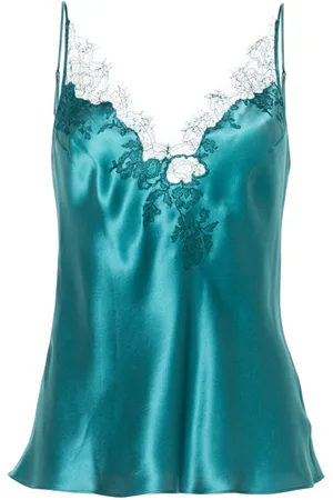 CARINE GILSON V-neck silk camisole