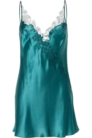 CARINE GILSON V-neck silk nightdress