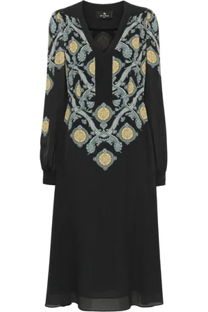 Etro Paisley midi dress