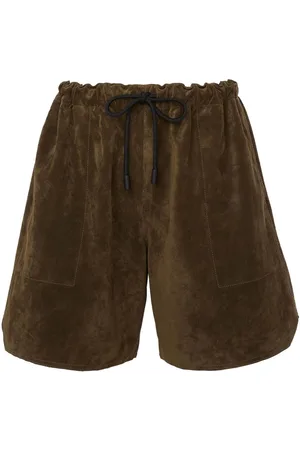 J.W.Anderson Drawstring leather shorts
