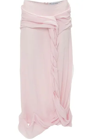 J.W.Anderson Twisted drape midi skirt