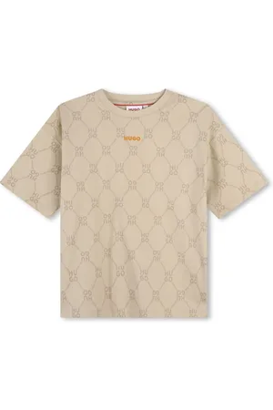 HUGO BOSS Monogram-print cotton T-shirt