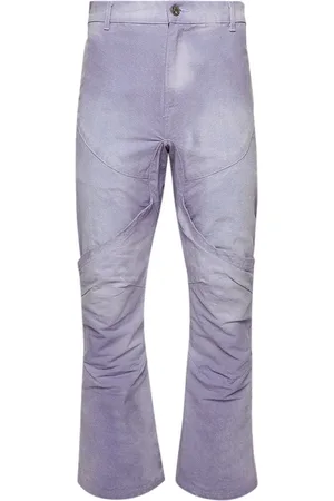 RRR-123 Canvas straight-leg trousers