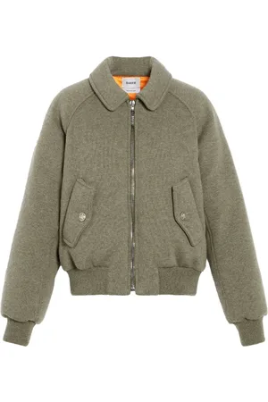 Barrie Knitted bomber jacket