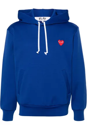 Comme des Garçons Heart-motif drawstring hoodie