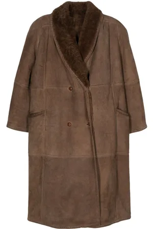 VALENTINO GARAVANI 1980s shearling coat