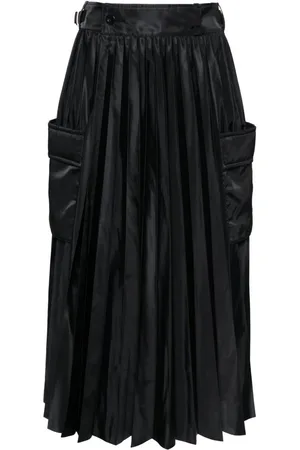 SACAI Pleated midi skirt